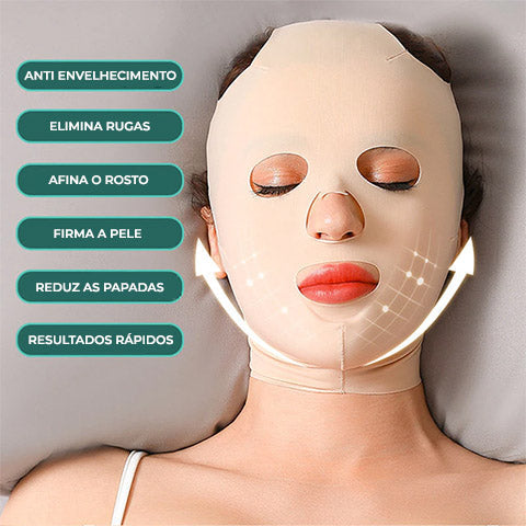 V Face - Máscara Facial Anti Papadas e Rugas