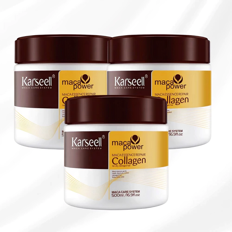 (COMPRE 1 E LEVE 2!) Máscara de Colágeno Alemã - Karseell® 536g [Restauração Completa e Permanente]