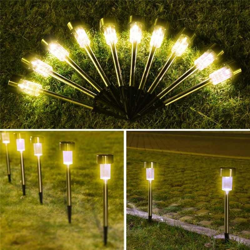 Luzes Led Garden - Kit com 12 peças