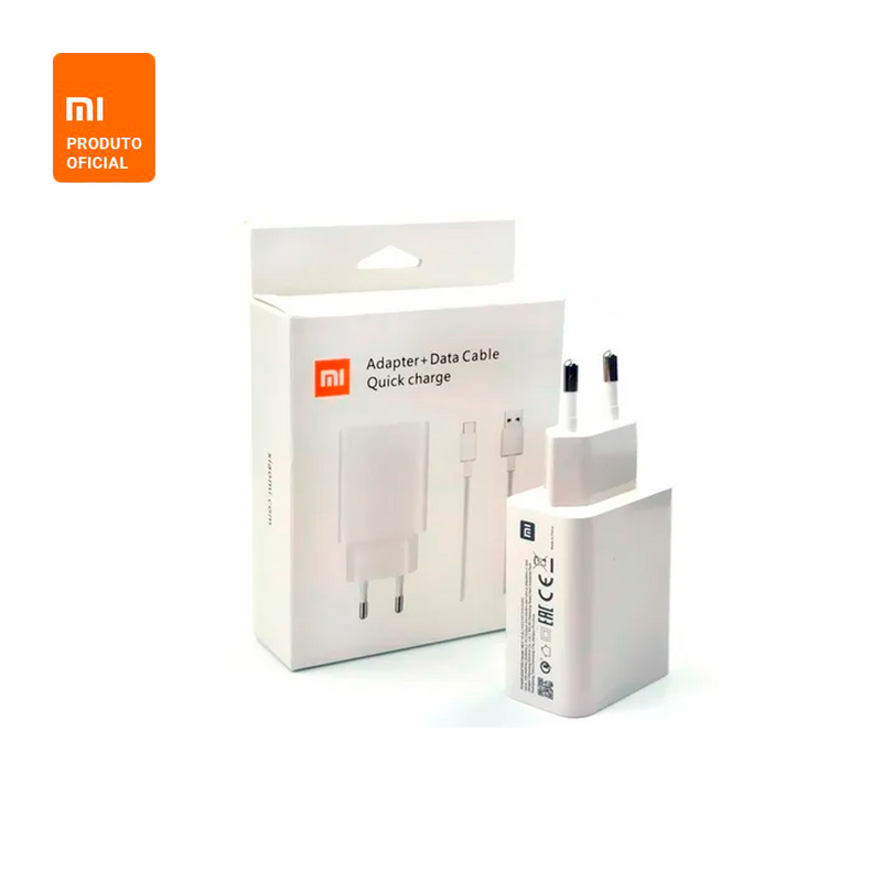 Carregador Turbo 33W Cabo USB Tipo C - Xiaomi Original