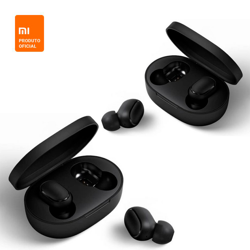 Kit 2 Unidades - Fone de Ouvido Bluetooth Earbuds Basic Redmi Airdots 2 - Xiaomi