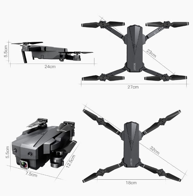 Drone SG107 Pro 4k WiFi FPV Camera Profissional Zoom 50x