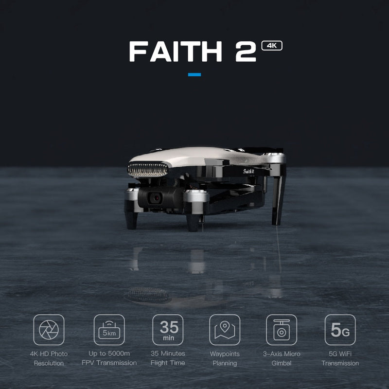 Drone C-FLY Faith 2 pro GPS Drone 4K HD Camera 3-Axis Gimbal Professional RC Quadcopter 35min Flight 5KM