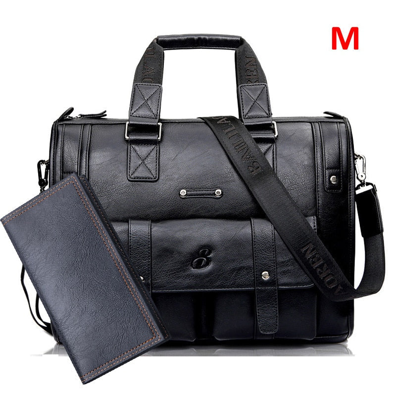 Pasta Masculina Executiva Bolsa De Couro