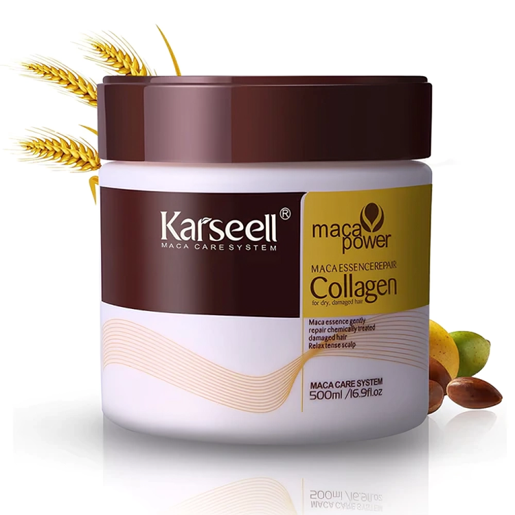 (COMPRE 1 E LEVE 2!) Máscara de Colágeno Alemã - Karseell® 536g [Restauração Completa e Permanente]