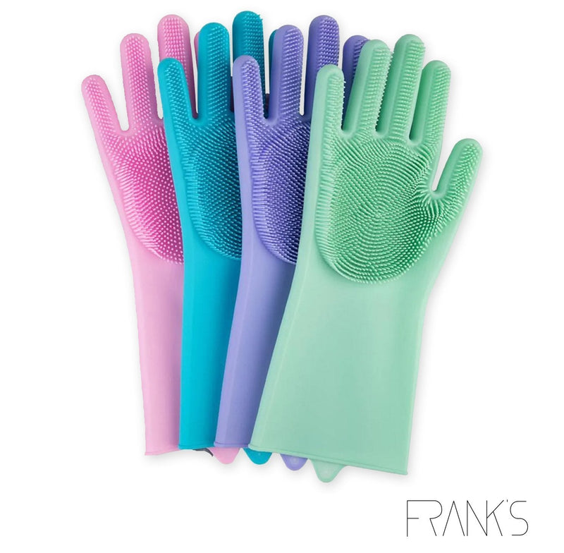 Franks™ Luva De Silicone Macia Lava Tudo