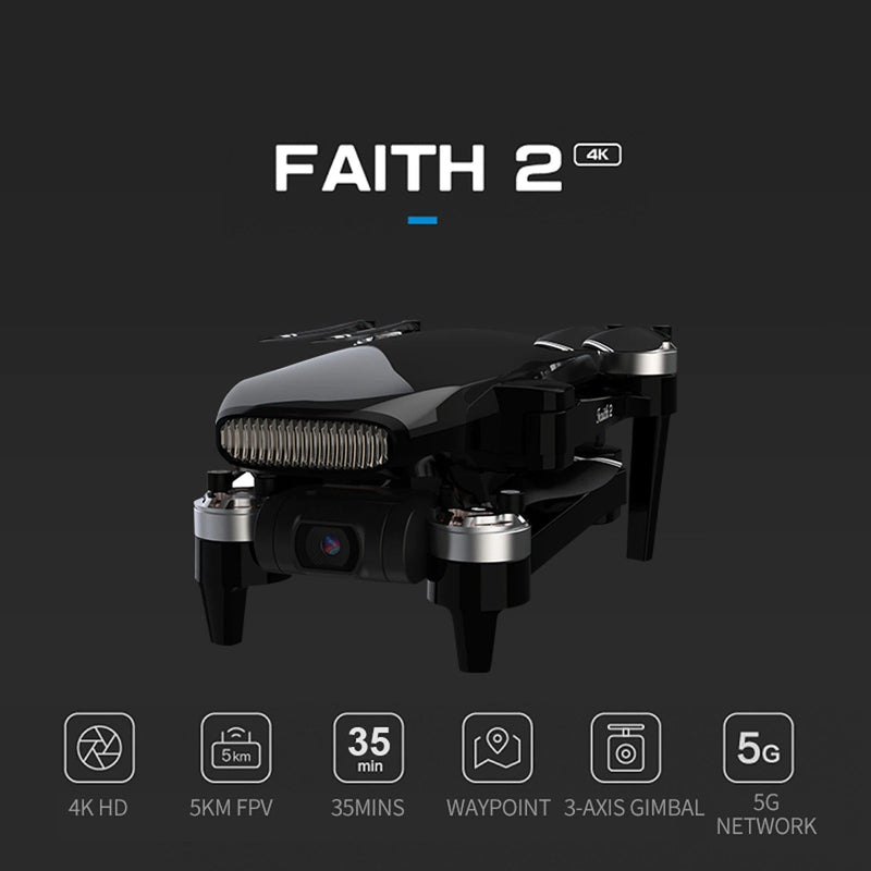 Drone C-FLY Faith 2 pro GPS Drone 4K HD Camera 3-Axis Gimbal Professional RC Quadcopter 35min Flight 5KM