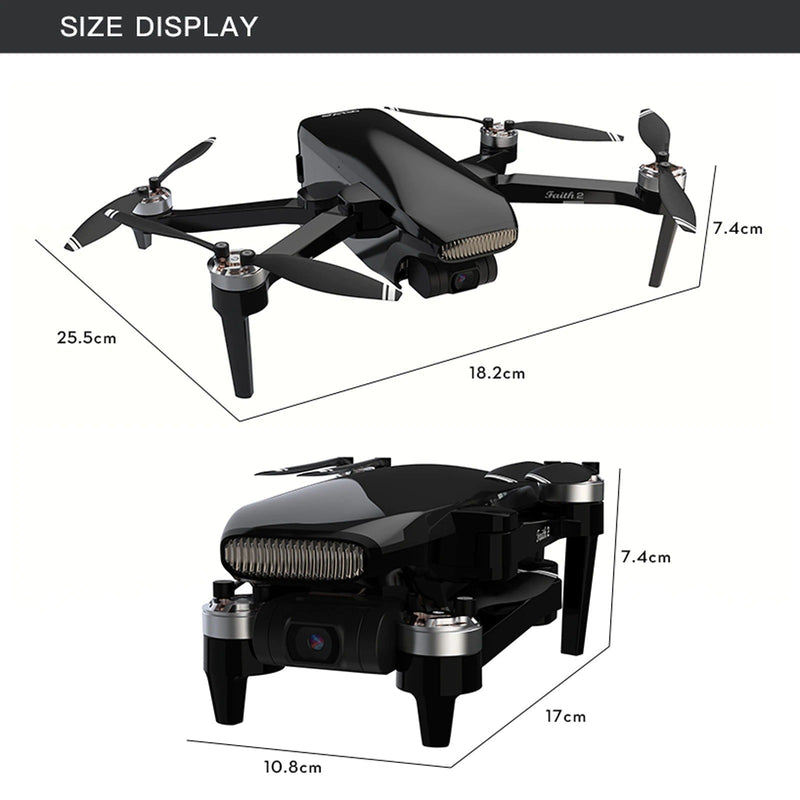 Drone C-FLY Faith 2 pro GPS Drone 4K HD Camera 3-Axis Gimbal Professional RC Quadcopter 35min Flight 5KM