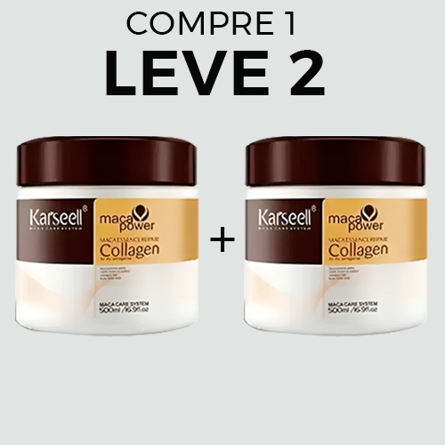 (COMPRE 1 E LEVE 2!) Máscara de Colágeno Alemã - Karseell® 536g [Restauração Completa e Permanente]