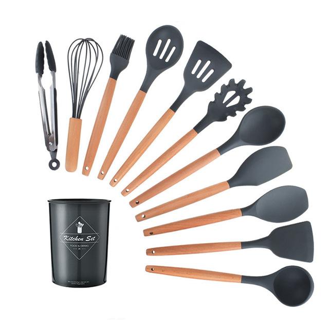 Kitchen Goods Utensílios de Silicone - 12 Peças