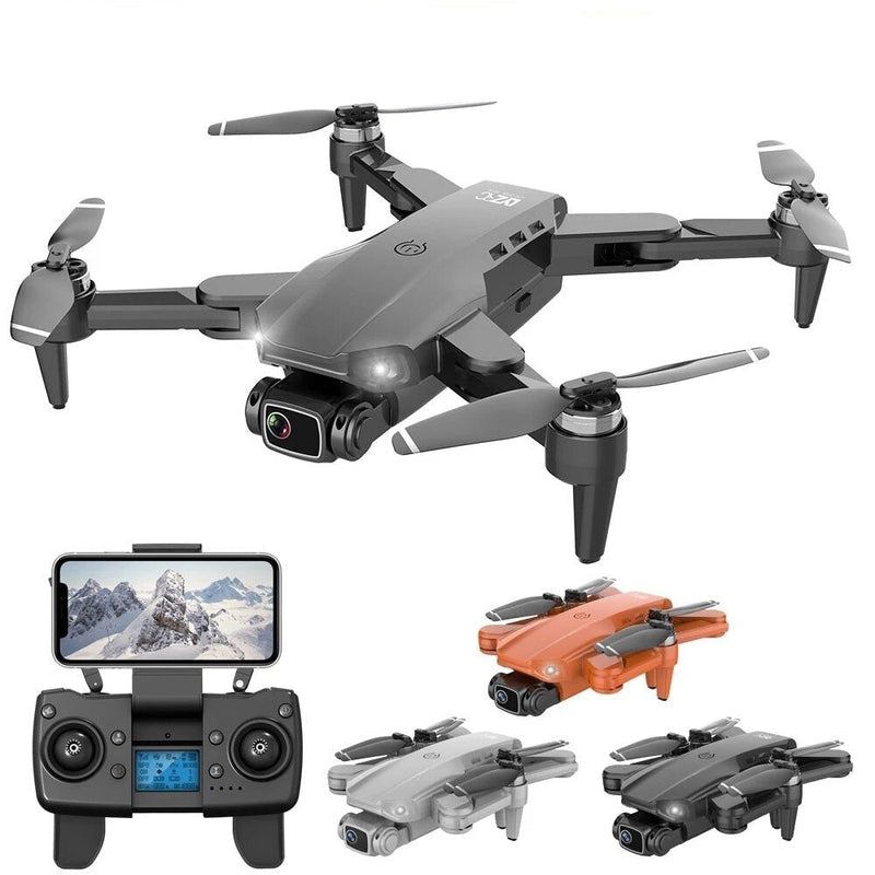 Drone com Camera 4k L900 Pro Full HD Duas Cameras Com GPS 5G WIFI FPV Transmissão em Tempo Real Motores Brushless Alcance remoto 1,2km Profissional Com Mochila