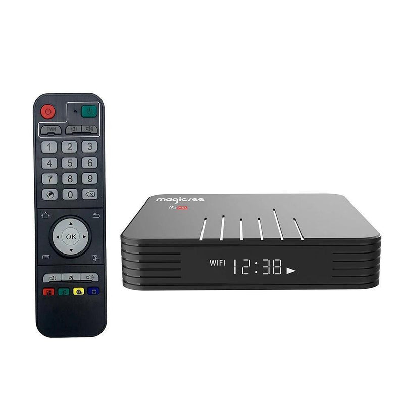 Android TV Box + Controle - Magicsee N5 Max