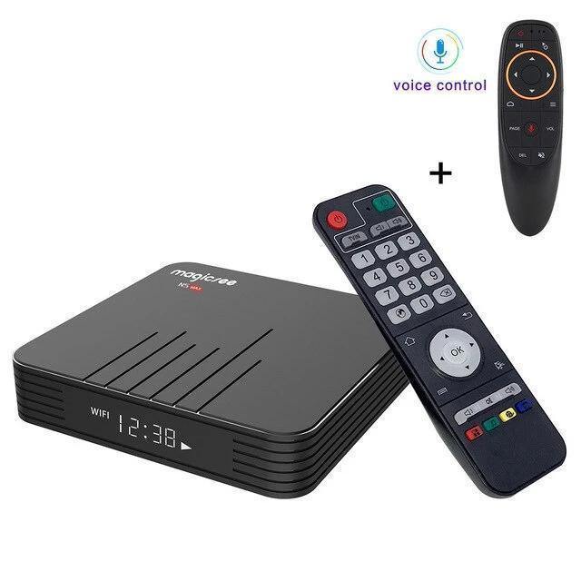 Android TV Box + Controle - Magicsee N5 Max