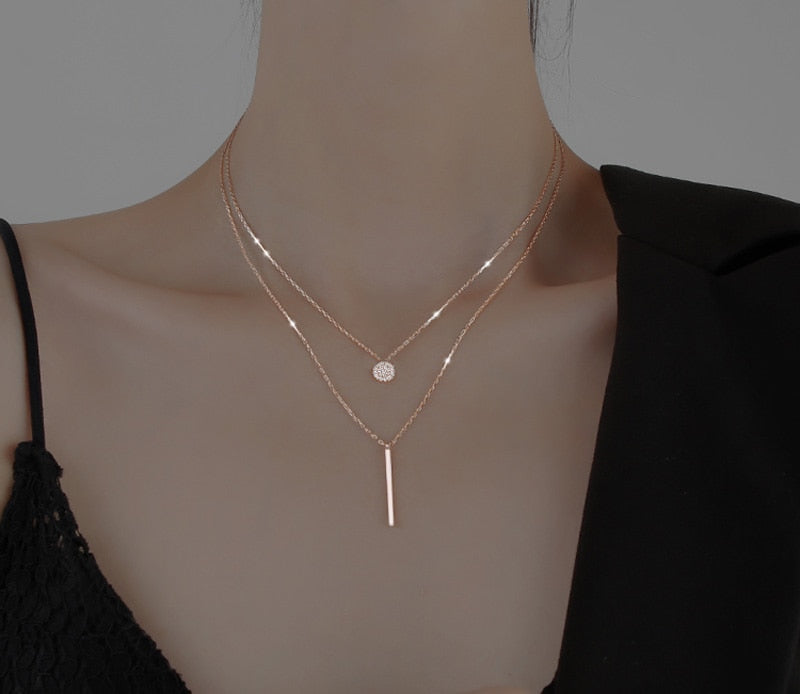 Colar Choker - Prata 925 e Zircônias