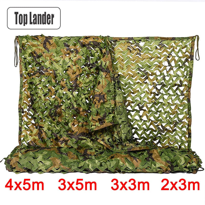 4x3m 4x5m 2x3m 3x3m 3x5m 4x6m Rede Camuflagem Militar