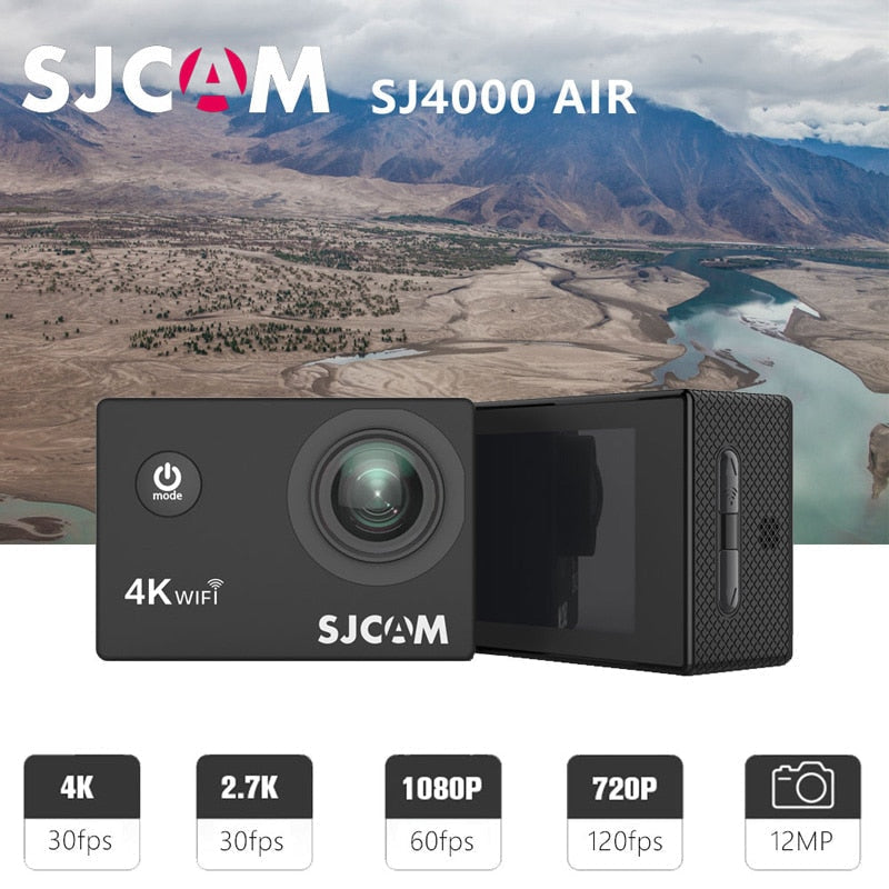 Original SJCAM SJ4000 AIR 4K Câmera de Ação Full HD Allwinner 4K 30FPS WIFI 2.0"