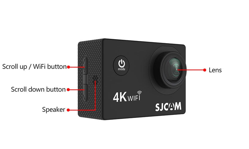 Original SJCAM SJ4000 AIR 4K Câmera de Ação Full HD Allwinner 4K 30FPS WIFI 2.0"