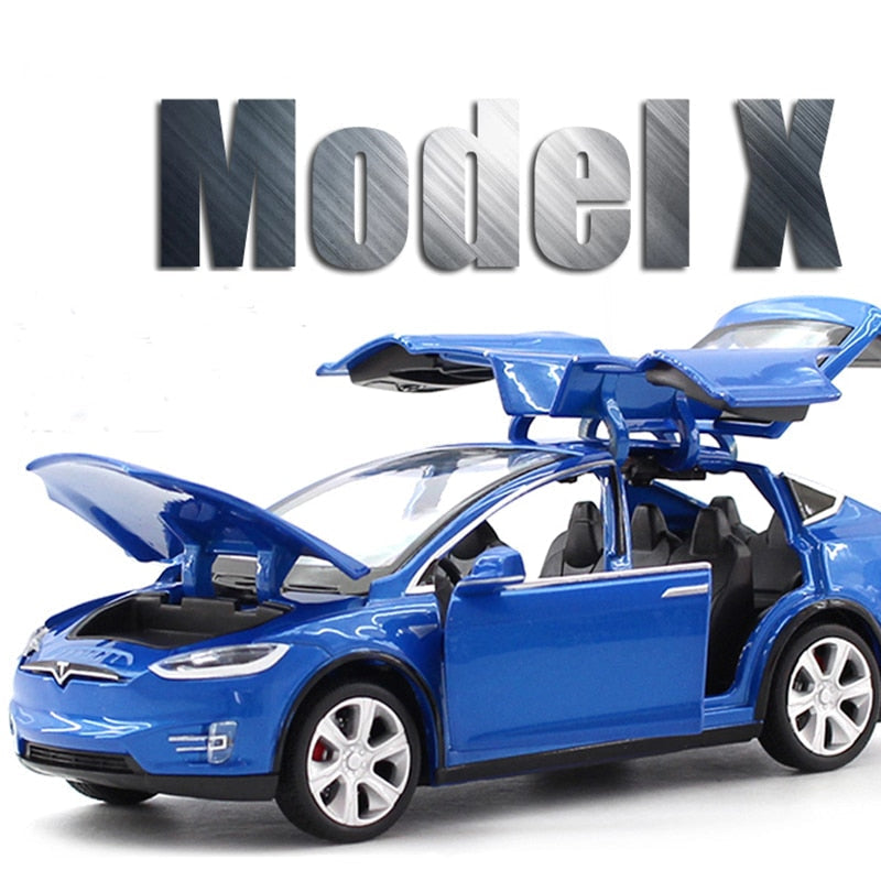 Miniatura Tesla Model X 1:32