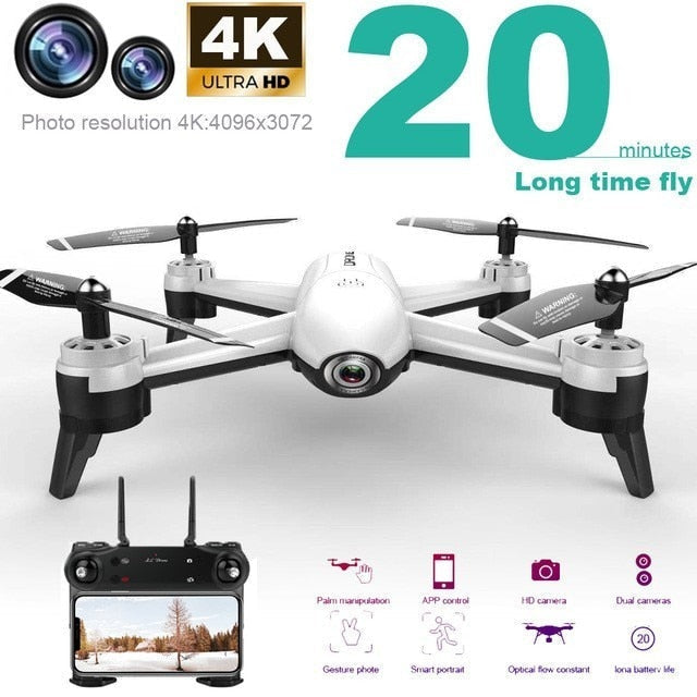 Drone com camera HD 4k Sg106 Siga-me Retorno Automatico WiFi