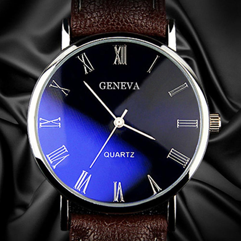 Relógio Geneva Luxury (Pulseira Marrom)