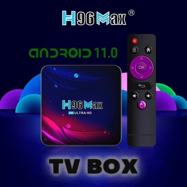 TV Box Android IPTV H96 Max 4K