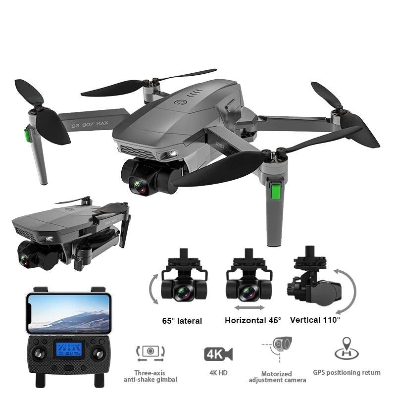 Drone Com camera 4K Gps Profissional camera dupla WiFi Siga-me Retorno Automatico sg907s MAX VS S167 E520S